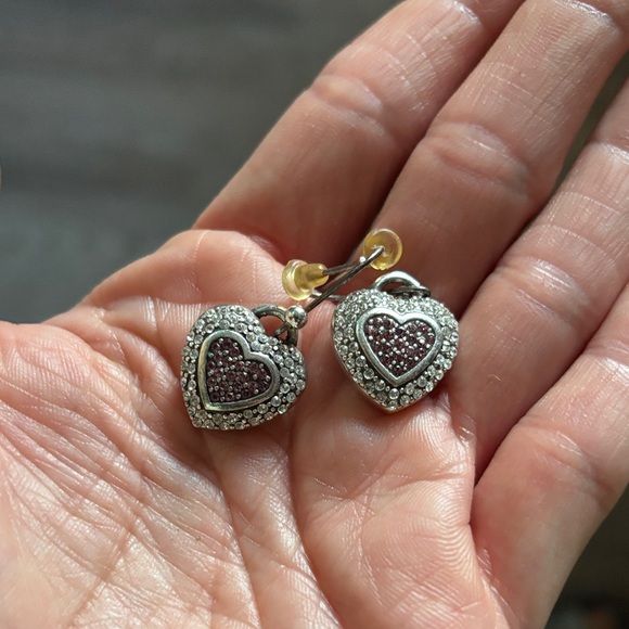 Brighton Heart Necklace Set With Power Of Pink Breast Cancer Bracelet - Picture 6 of 6